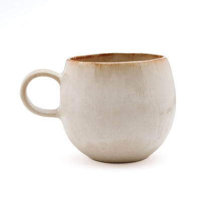 Stoneware mug, large - blue (Portugal)