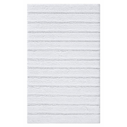 Bommuldsmåtte til badeværelset, elfenben – 60 × 100 cm