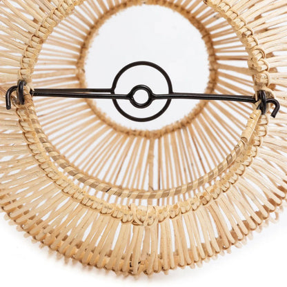 Rattan pendel 35×59 cm - tilspidset form, håndlavet