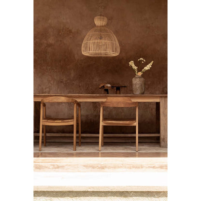 Rattan pendel 57 cm - håndvævet i Indonesien