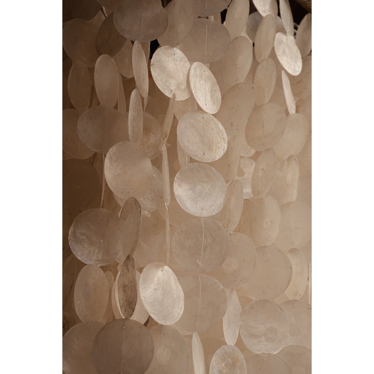 Jernlysekrone 40 × 85 cm - naturlig finish, Indonesien