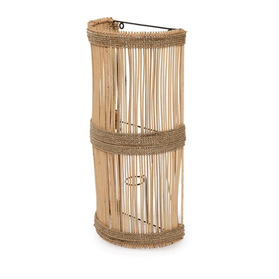 Jalal wall applique, 25×50 cm – rattan with seagrass