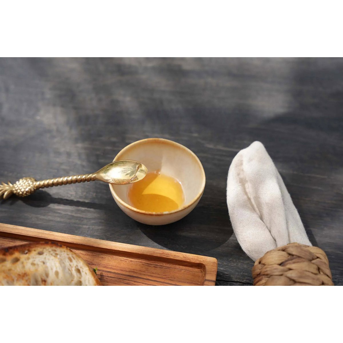 Stoneware sauce bowl, small - Portuguese