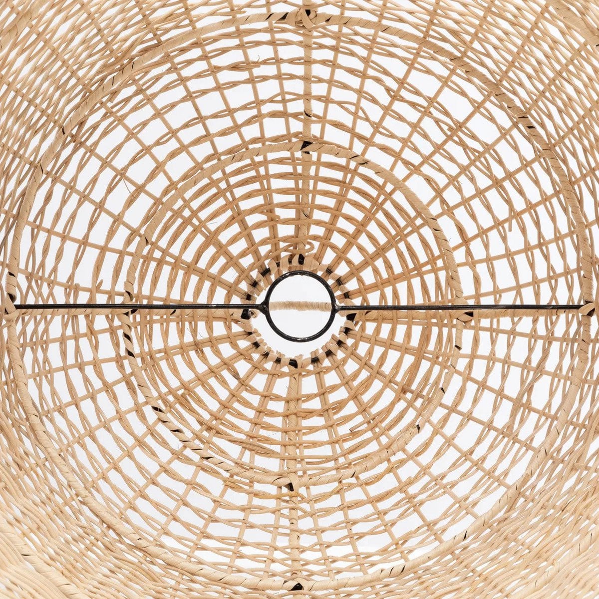 Rattan pendant light 50×55 cm - natural finish