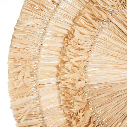 Sisal-Wandkreis 60 cm – runde Wanddeko, natur