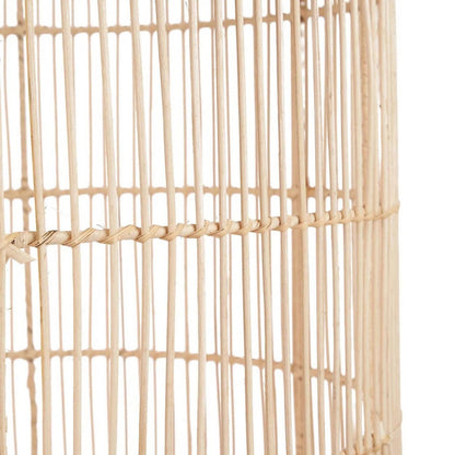 Rattan Bozelo cylinder pendant light, large – 50 cm wide