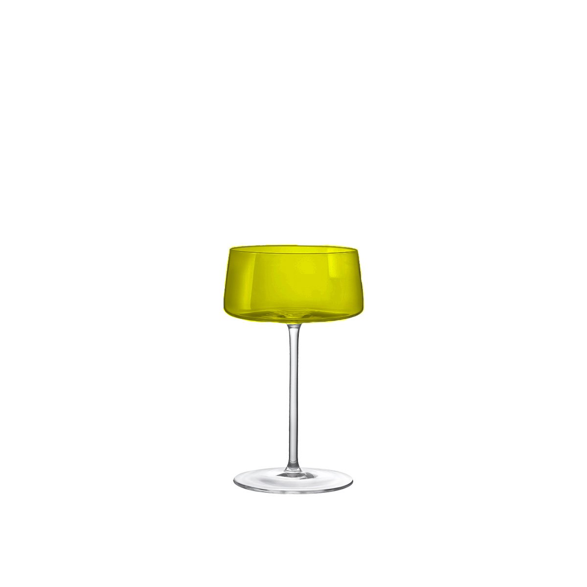 Multifarvede champagneglas 230 ml – sæt med 6