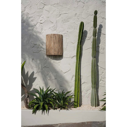 Sisal wall applique, 50 cm - natural woven