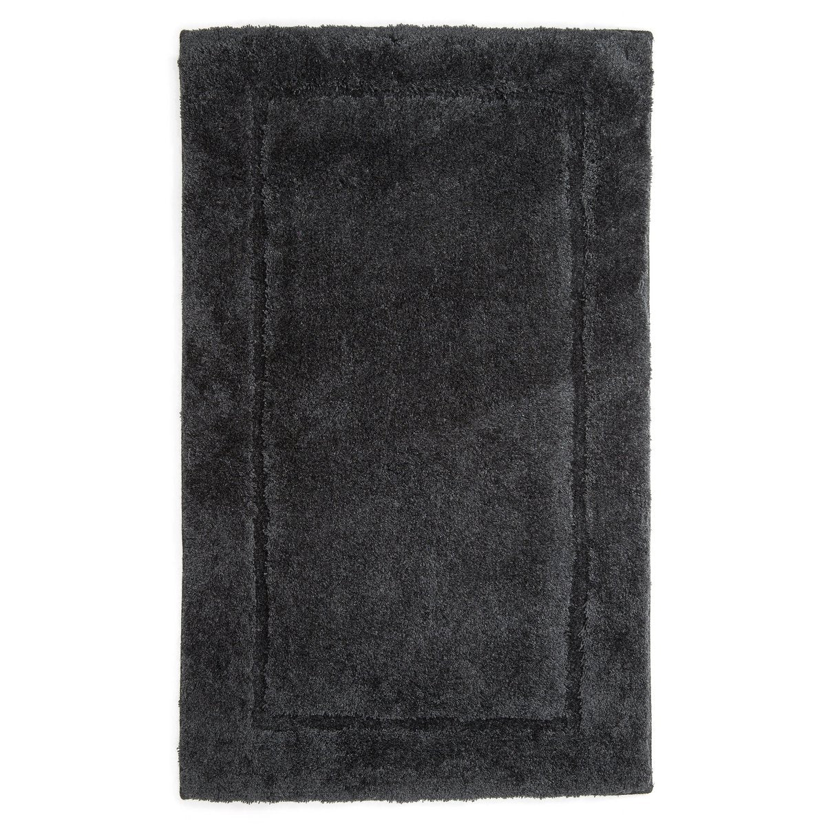 Acrylic bath mat, Anthracite – deep pile with grip