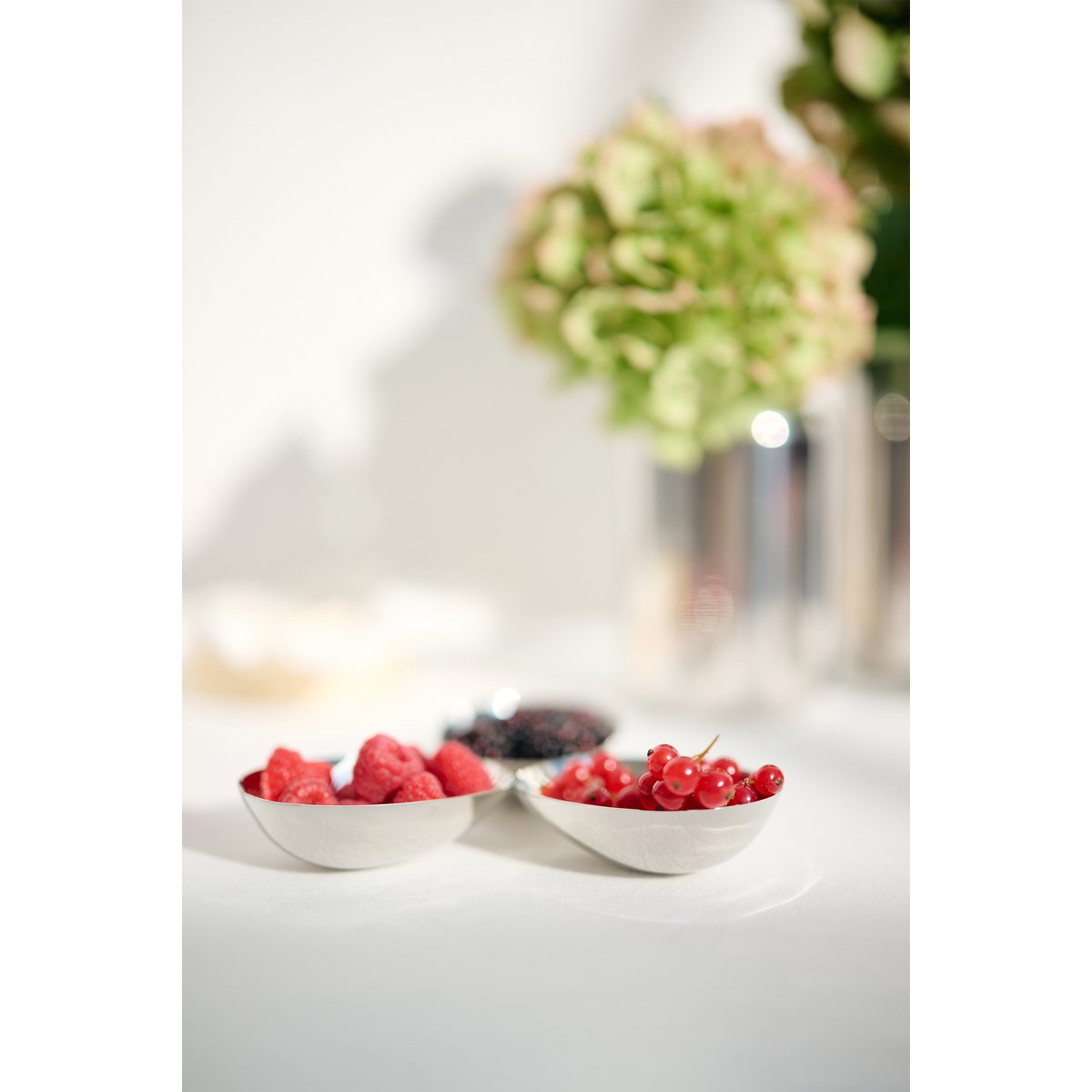 Luma serveringsskål, poleret rustfrit stål – 18 cm