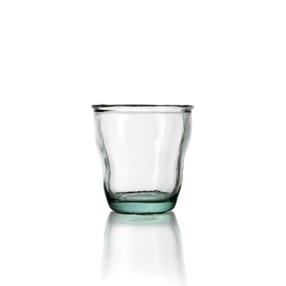 Recycled glass tumbler - Blue - 9 cm