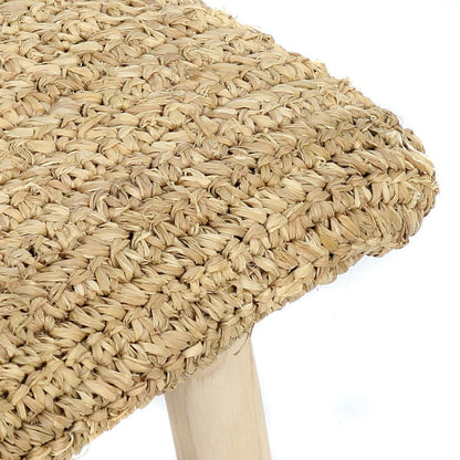 Raffiabank 60×28 cm – natur, hergestellt in Indonesien