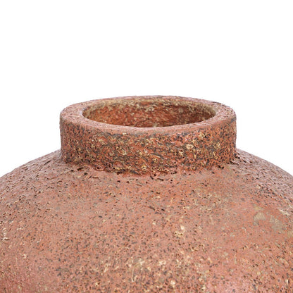 Terracottavase, stor - håndformet ler
