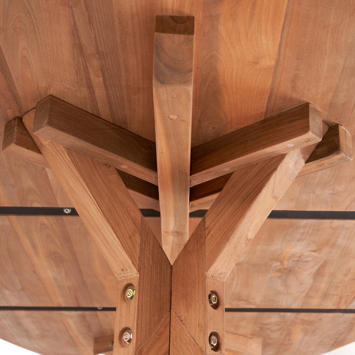 Teak dining table, oval, 225 cm - handmade