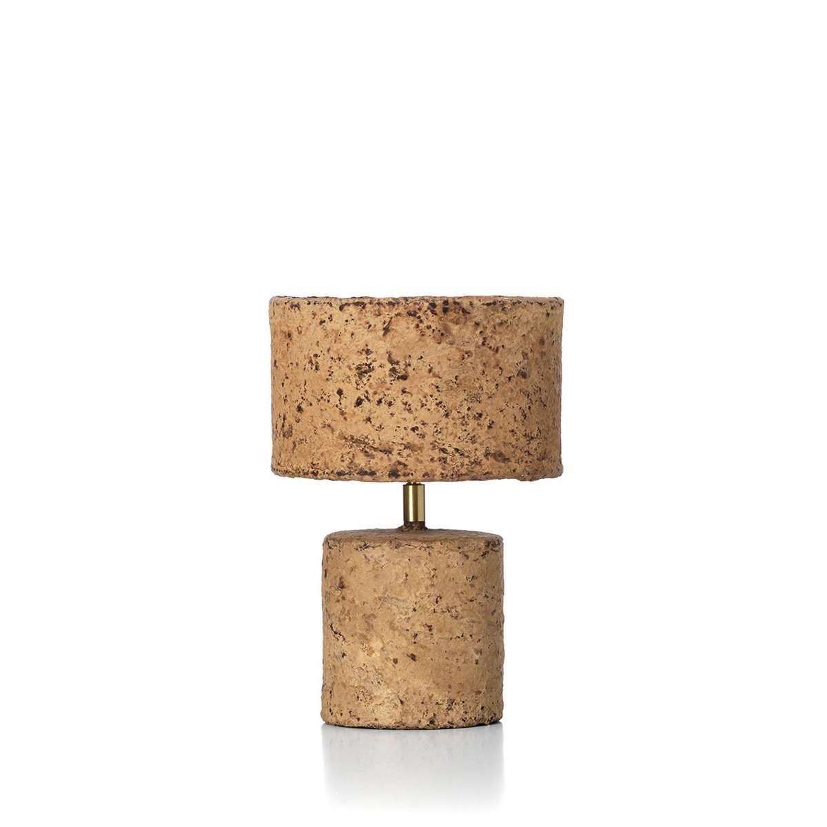 Papmaché bordlampe, 20 cm - Mud