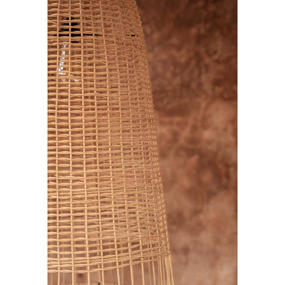 Rattan-Pendelleuchte, Kuppelschirm – M, 60 cm