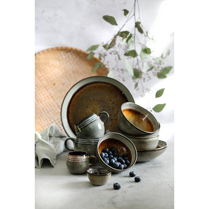 Round stoneware cereal bowl 15 × 8 cm – Comporta