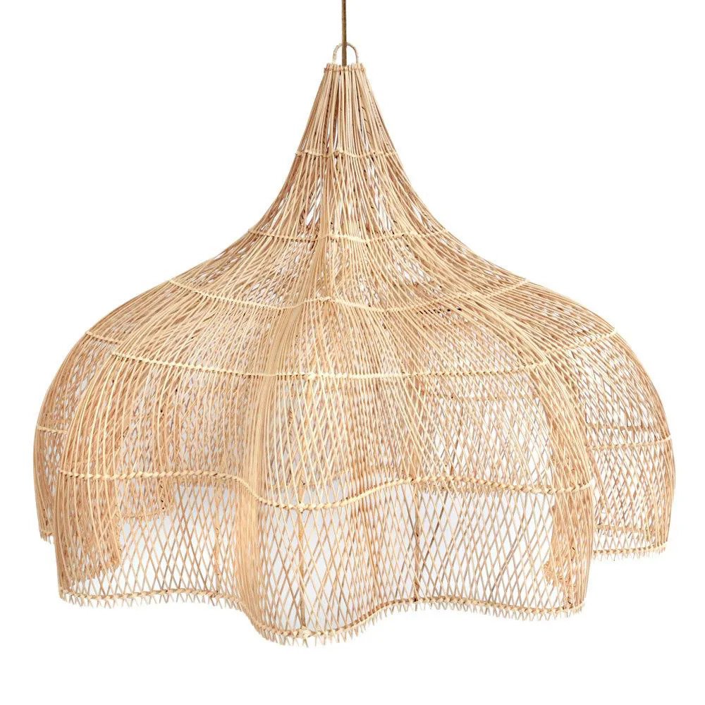 Rattan pendant shade 150 cm XXL - natural