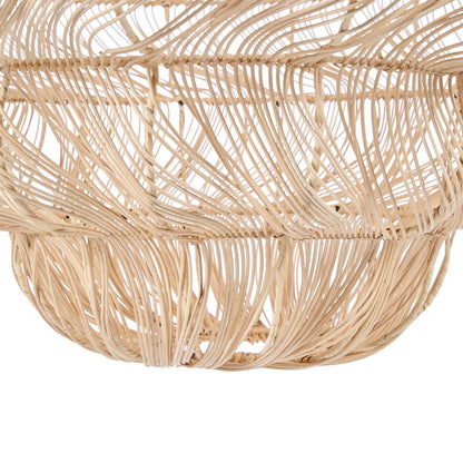 Rattan-Puff-Anhänger, Naturgeflecht – Extragroß