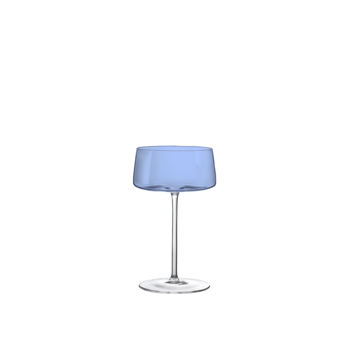 Multifarvede champagneglas 230 ml – sæt med 6