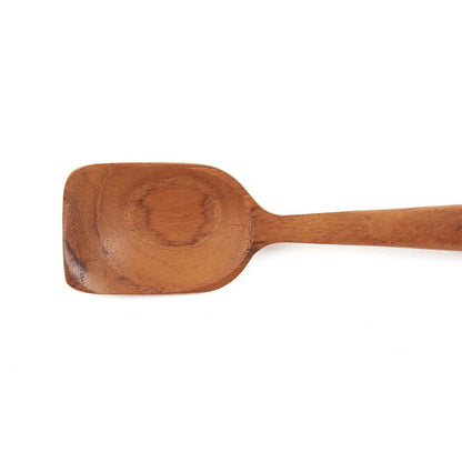 Teak dessert spoon, 13 cm - natural finish