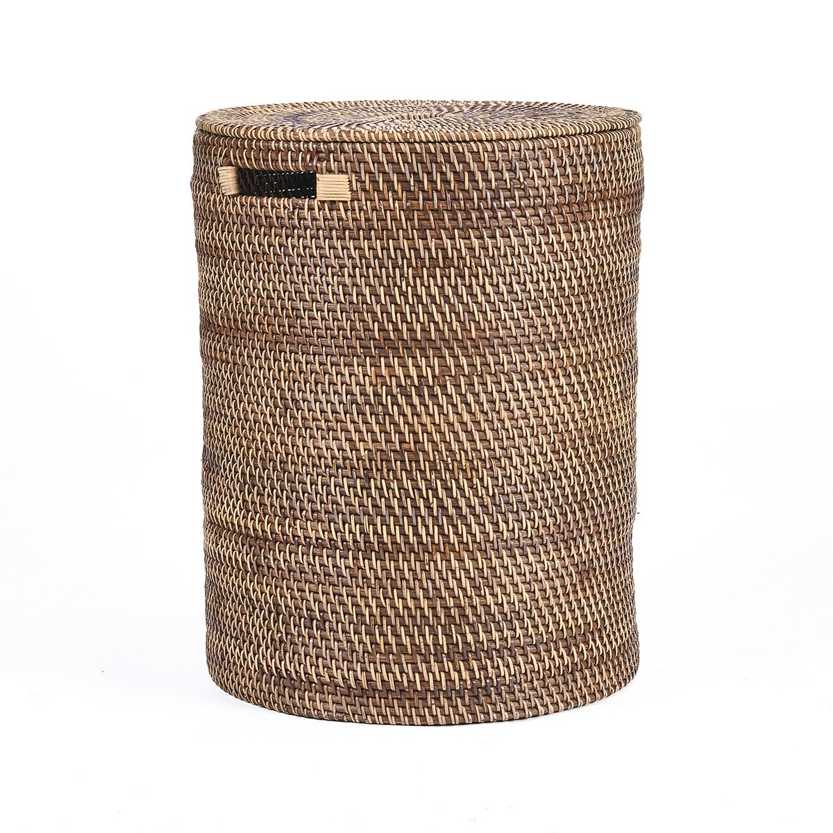 Wäschekorb aus Rattan mit Deckel – Naturfarben