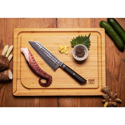 Bunka Damascus starter set, 2 knives - paring and santoku