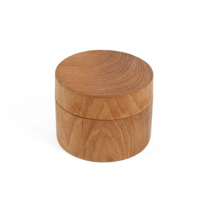 Teak root storage jar 8 × 6 cm - made in Indonesia