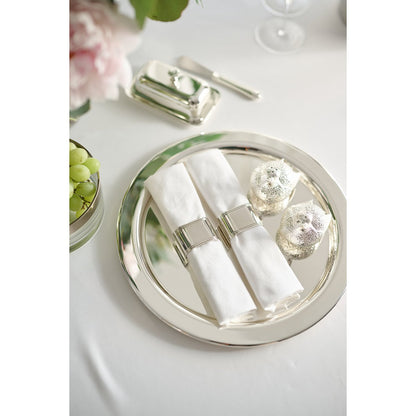 Steel serving tray Porto Ø 32 cm - round