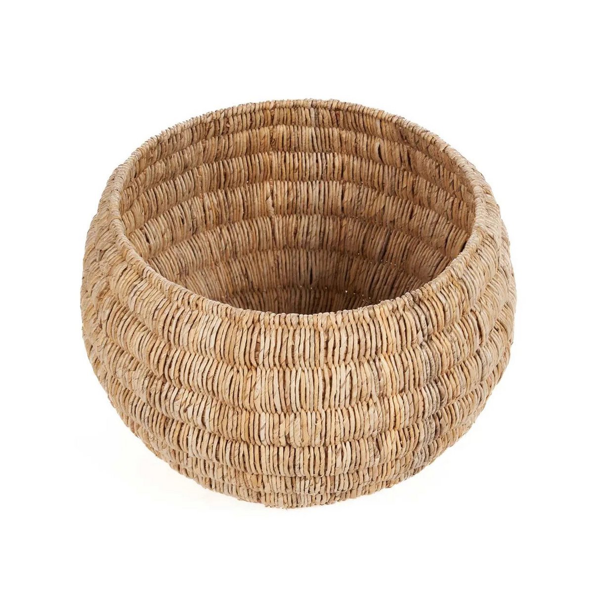 Palm leaf basket, round - 58 cm