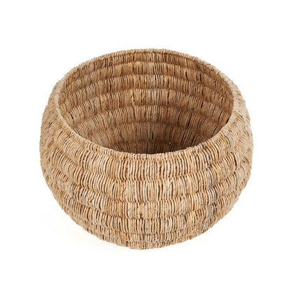 Palm leaf basket, round - 58 cm