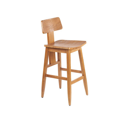 Wooden barstool, natural - 109cm H