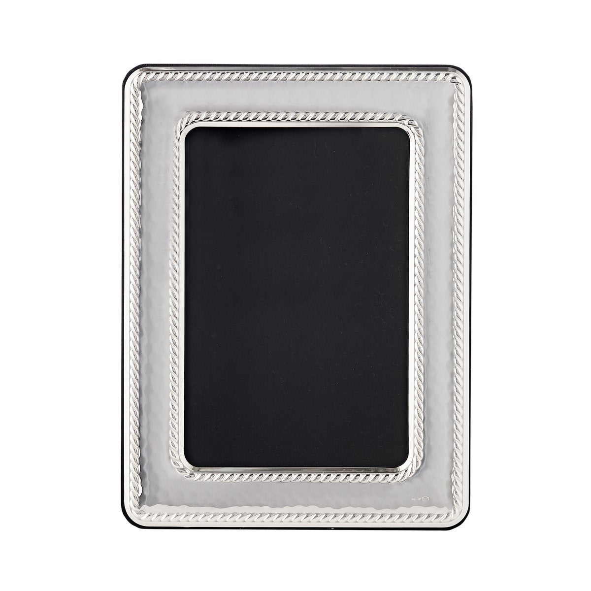 Forsølvet fotoramme Tours, 13 × 18 cm – hamret finish
