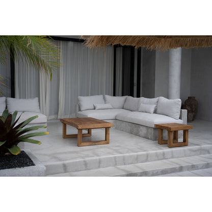 Reclaimed teak coffee table 110×70 cm - natural, Indonesia