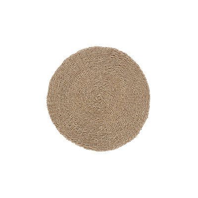 Round sisal rug ø 100 cm - natural, woven in Indonesia