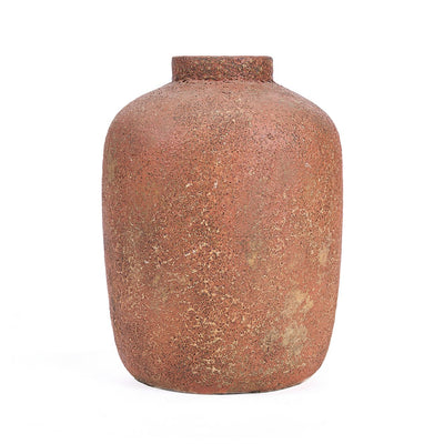 Terracotta vase, large - hand-shaped clay