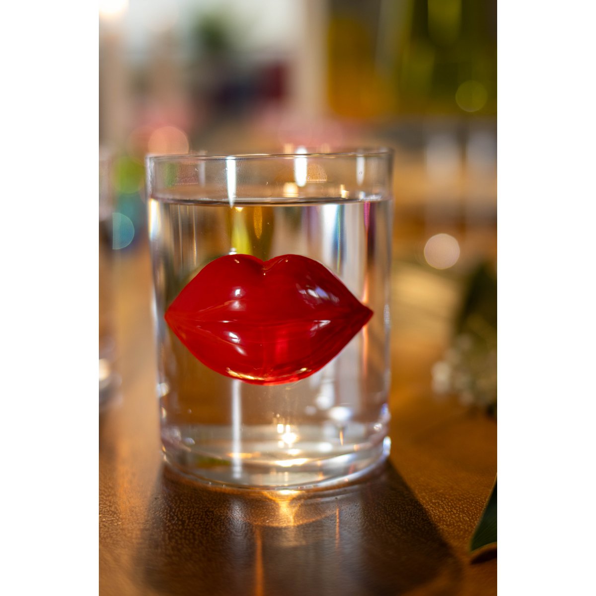 Glass water glasses, transparent - Set of 4