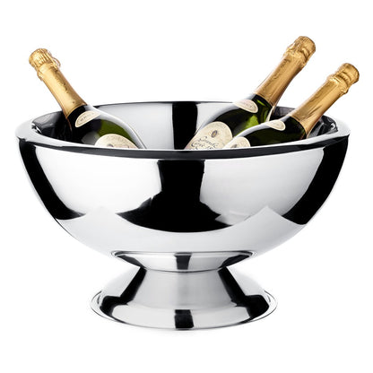 Dobbeltvægget champagnekøler i rustfrit stål – 43 cm, spejlfinish