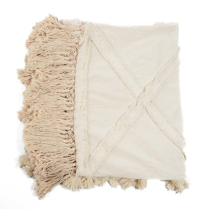 Sengekast i bomuld 300×240 – naturlig, holdbar