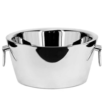 Stainless steel champagne cooler Ontario – polished, ø 38 cm